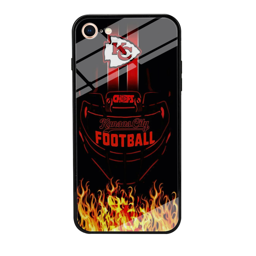 NFL Kansas City Chiefs 001 iPhone 8 Case-Phone Case-Tempered Glass Case-Altracase