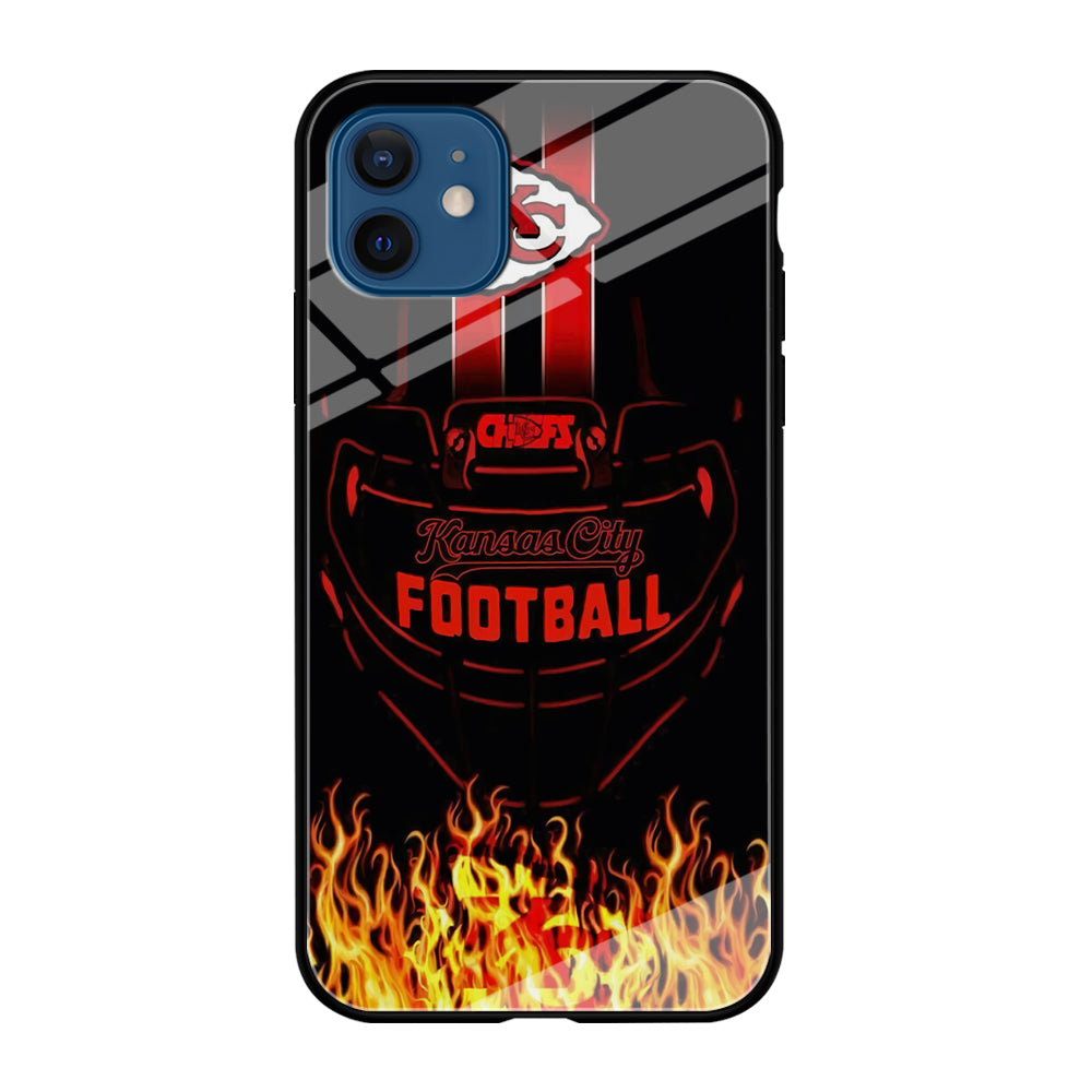 NFL Kansas City Chiefs 001 iPhone 12 Case-Phone Case-Tempered Glass Case-Altracase