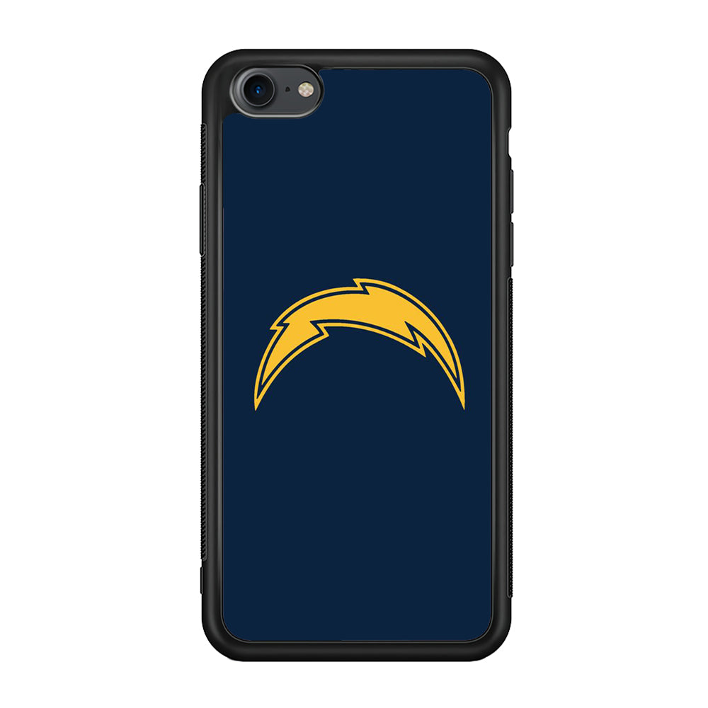 NFL Los Angeles Chargers 001 iPhone 7 Case-Phone Case-Rubber Black (2D Case)-Altracase