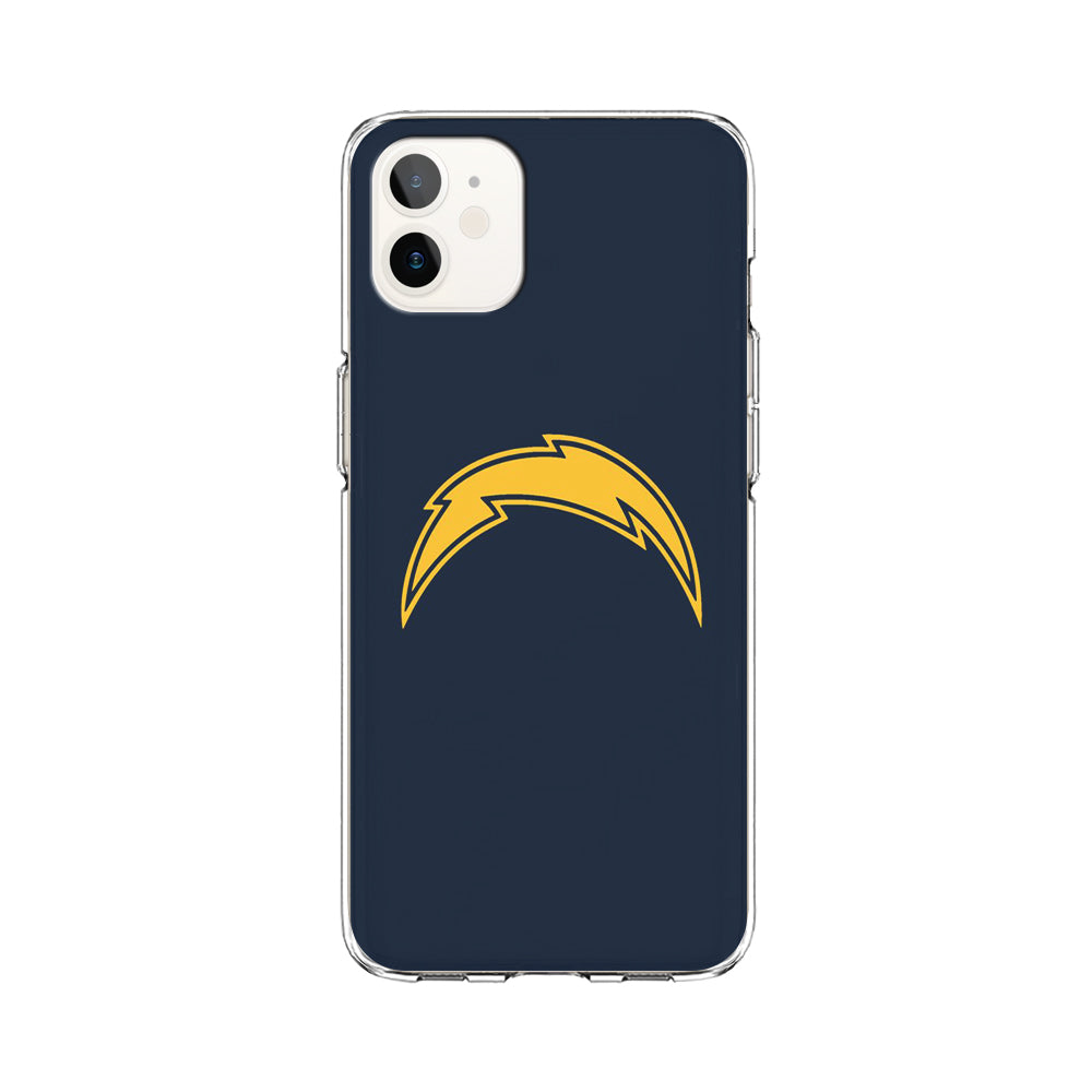 NFL Los Angeles Chargers 001 iPhone 12 Case-Phone Case-Clear Soft Case-Altracase