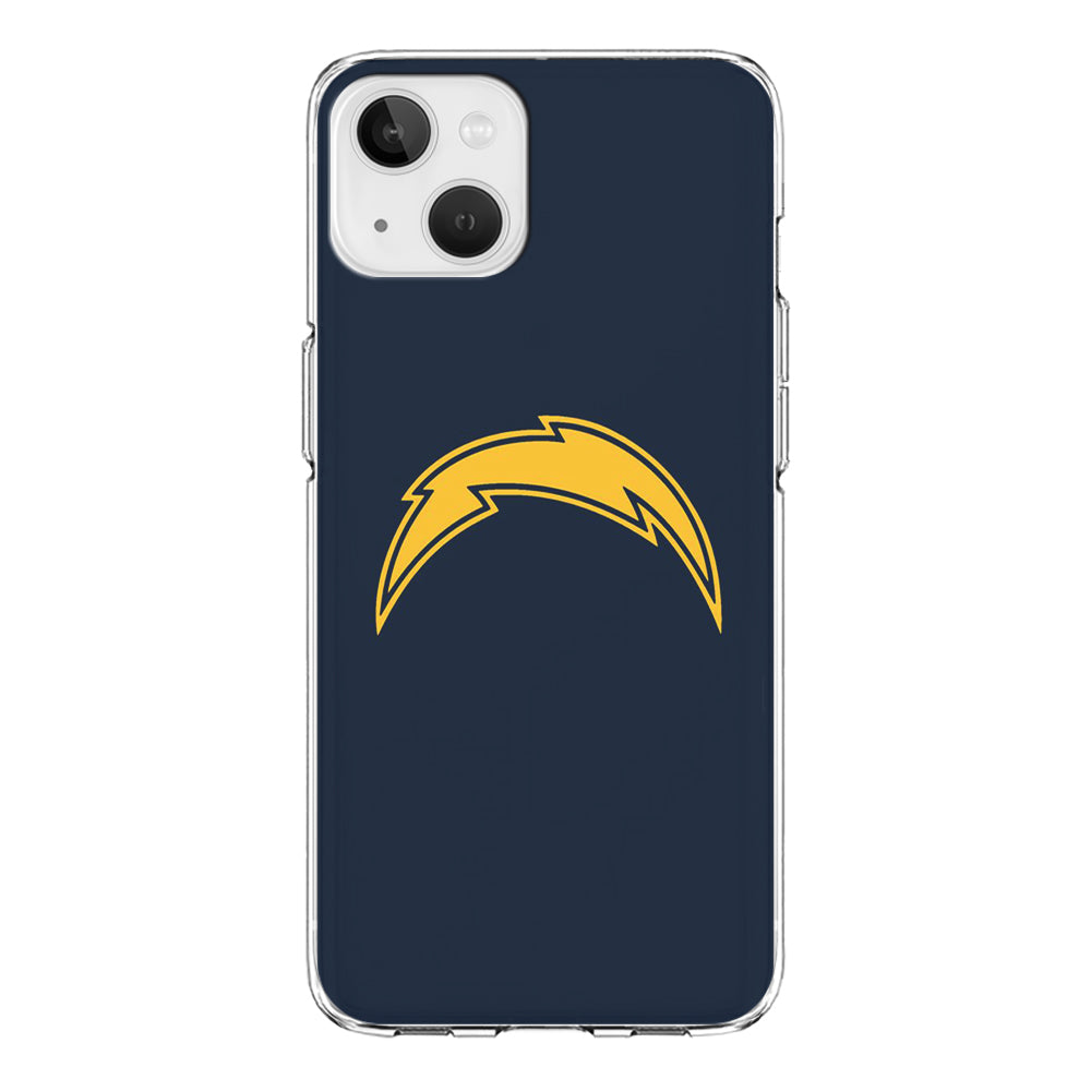 NFL Los Angeles Chargers 001 iPhone 13 Mini Case-Phone Case-Clear Soft Case-Altracase