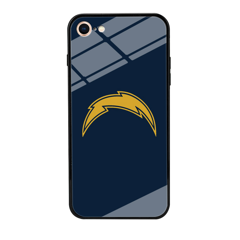 NFL Los Angeles Chargers 001 iPhone 7 Case-Phone Case-Tempered Glass Case-Altracase