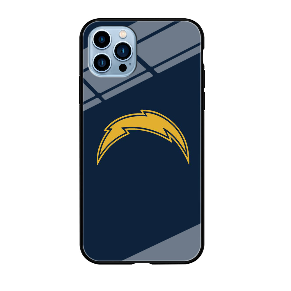 NFL Los Angeles Chargers 001 iPhone 12 Pro Max Case-Phone Case-Tempered Glass Case-Altracase