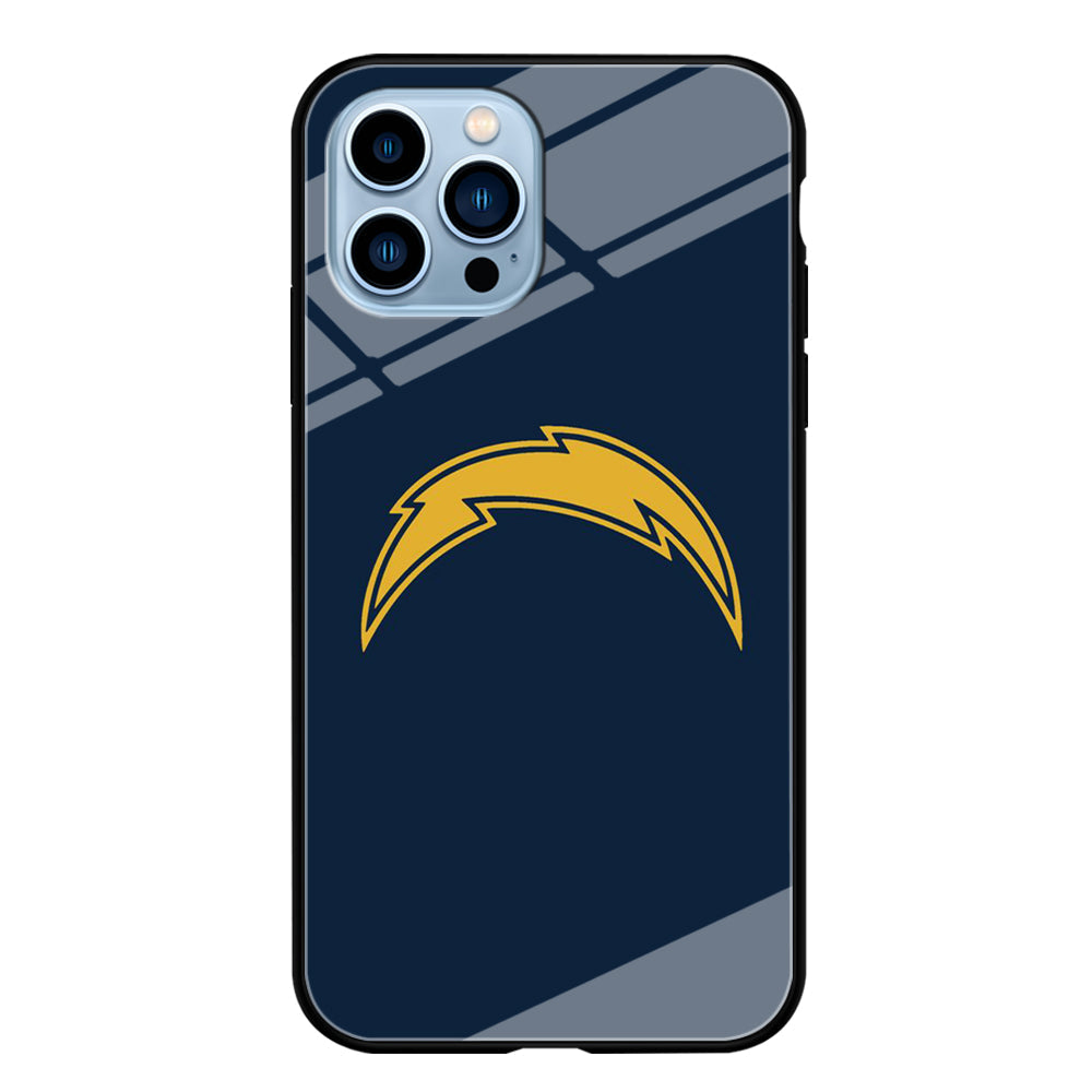 NFL Los Angeles Chargers 001 iPhone 13 Pro Case-Phone Case-Tempered Glass Case-Altracase