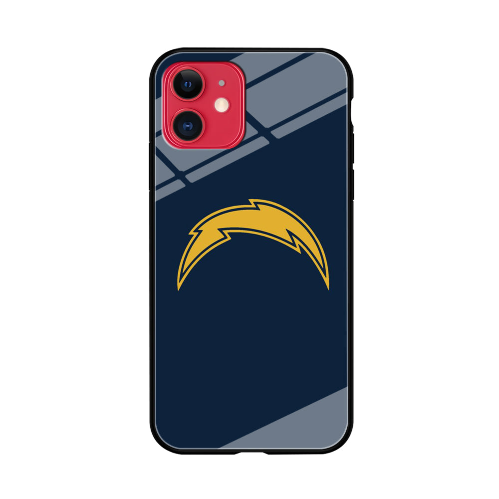 NFL Los Angeles Chargers 001 iPhone 11 Case-Phone Case-Tempered Glass Case-Altracase