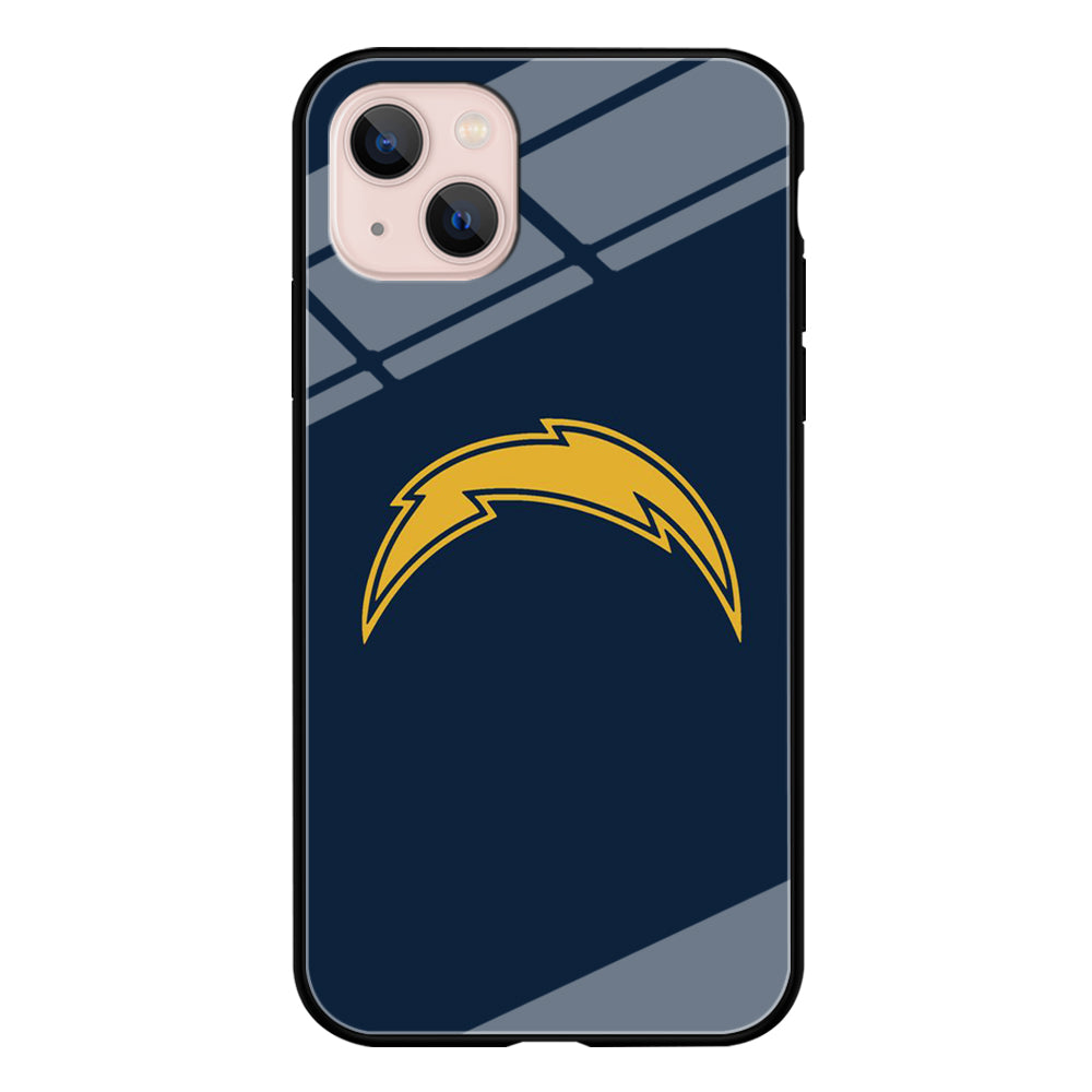 NFL Los Angeles Chargers 001 iPhone 13 Mini Case-Phone Case-Tempered Glass Case-Altracase