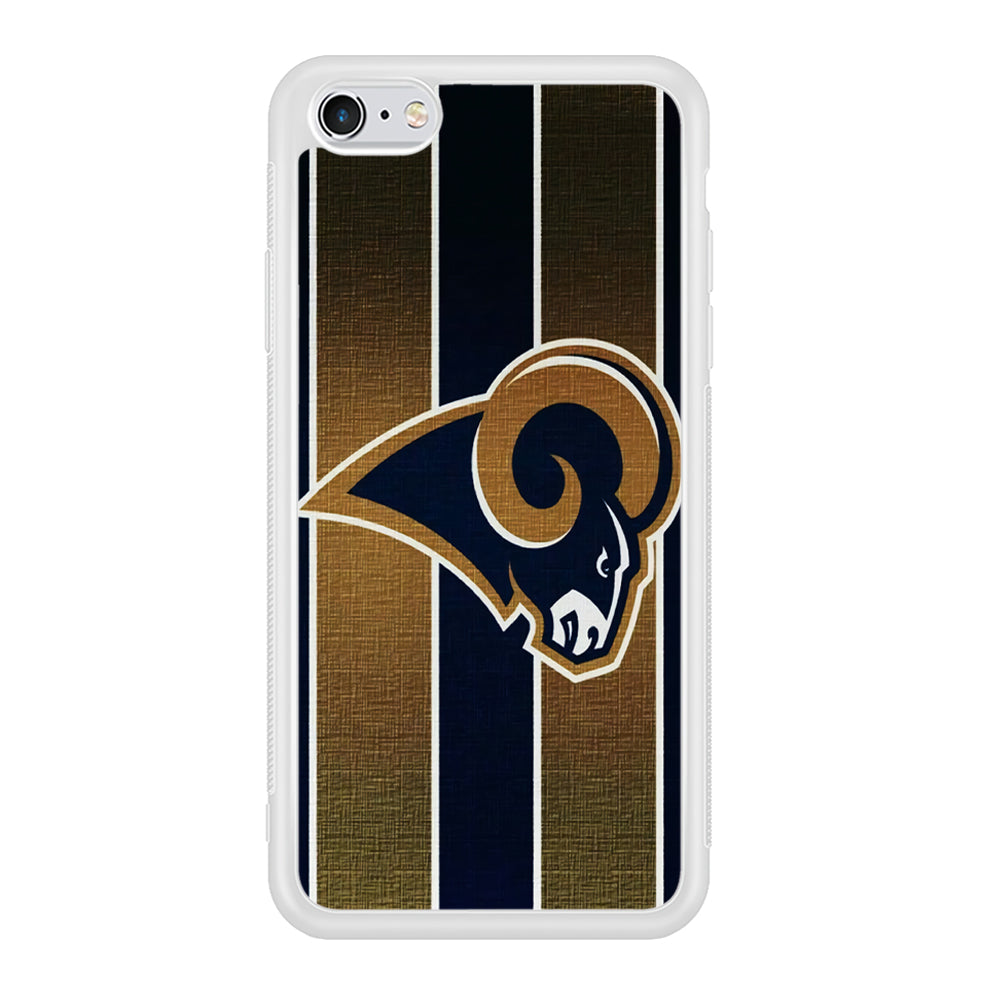 NFL Los Angeles Rams 001 iPhone 6 | 6s Case-Phone Case-Rubber White (2D Case)-Altracase