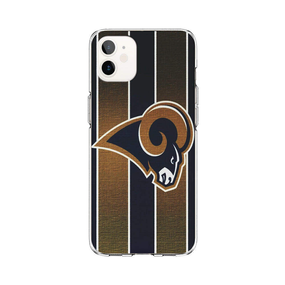 NFL Los Angeles Rams 001 iPhone 12 Case-Phone Case-Clear Soft Case-Altracase