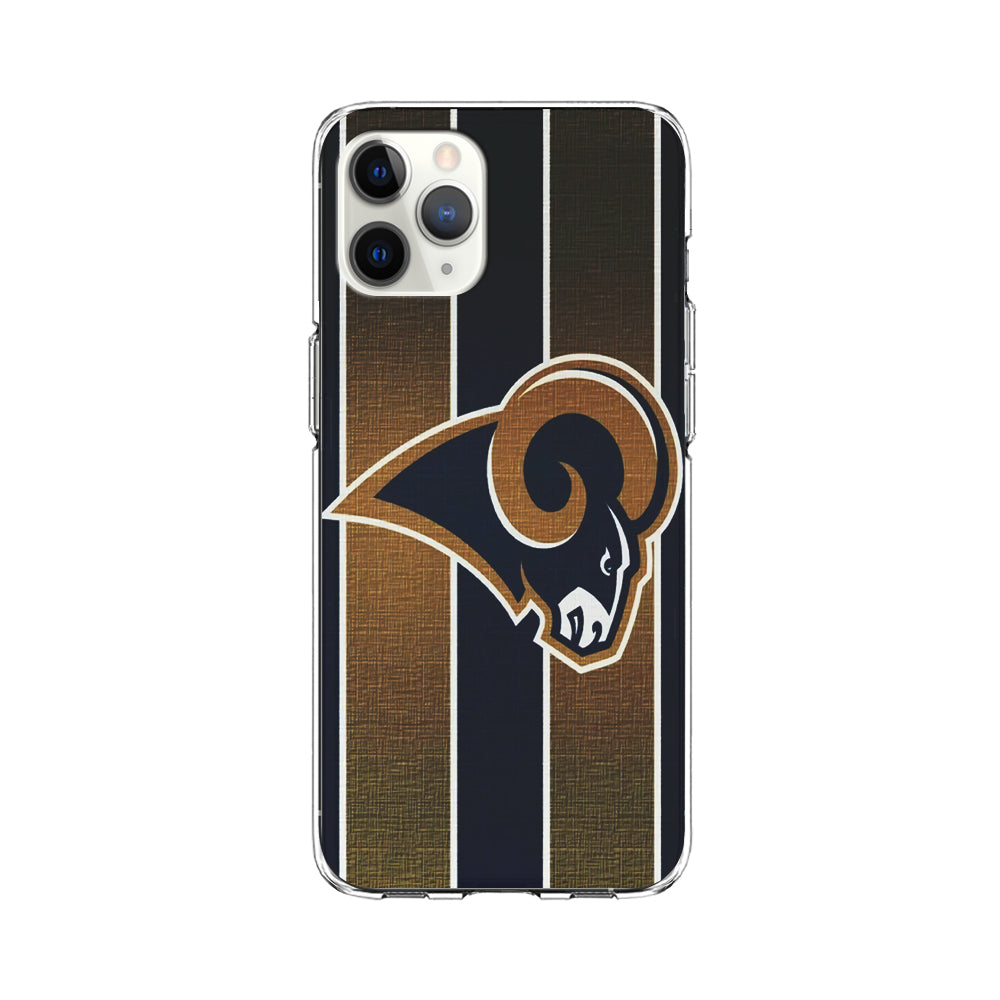 NFL Los Angeles Rams 001 iPhone 11 Pro Max Case-Phone Case-Clear Soft Case-Altracase