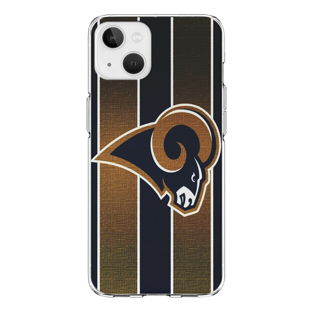 NFL Los Angeles Rams 001 iPhone 13 Mini Case-Phone Case-Clear Soft Case-Altracase