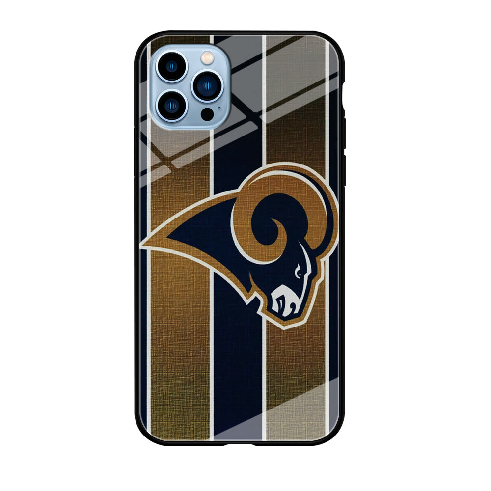 NFL Los Angeles Rams 001 iPhone 12 Pro Max Case-Phone Case-Tempered Glass Case-Altracase