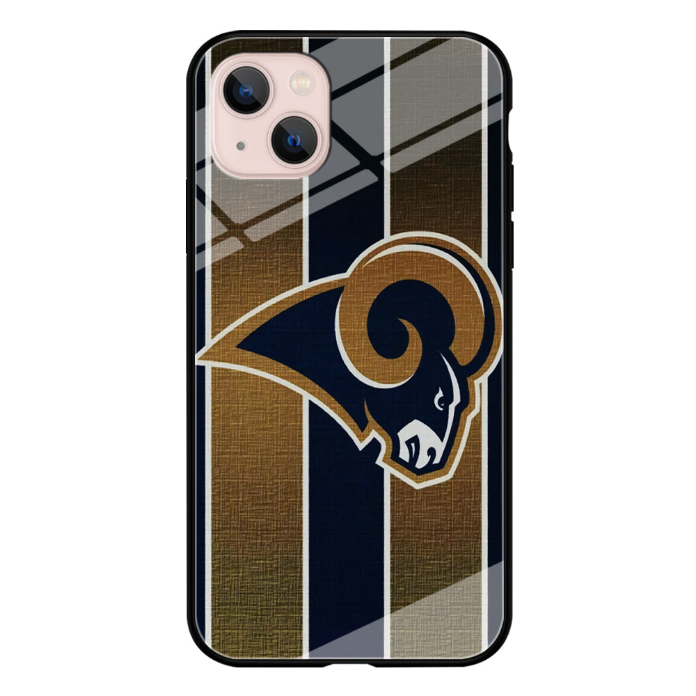 NFL Los Angeles Rams 001 iPhone 13 Mini Case-Phone Case-Tempered Glass Case-Altracase
