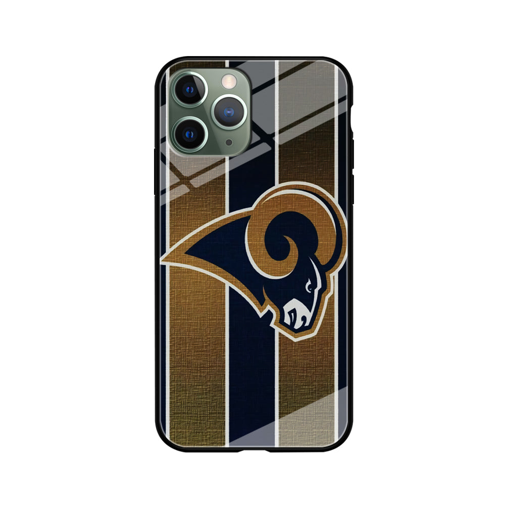 NFL Los Angeles Rams 001 iPhone 11 Pro Max Case-Phone Case-Tempered Glass Case-Altracase