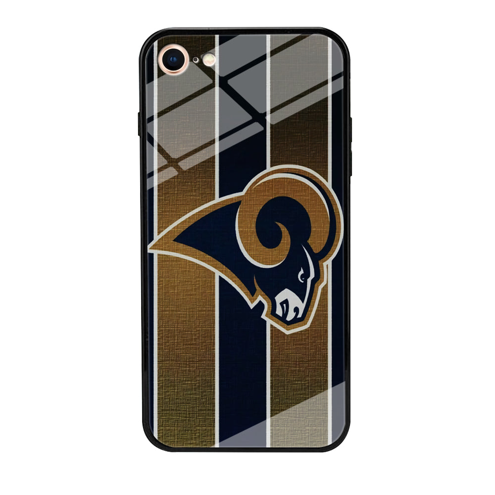 NFL Los Angeles Rams 001 iPhone 7 Case-Phone Case-Tempered Glass Case-Altracase