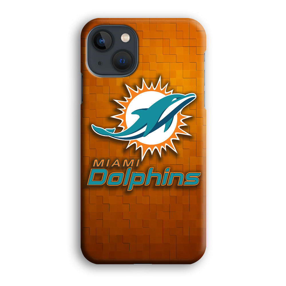NFL Miami Dolphins 001 iPhone 13 Mini Case-Phone Case-3D Case-Altracase