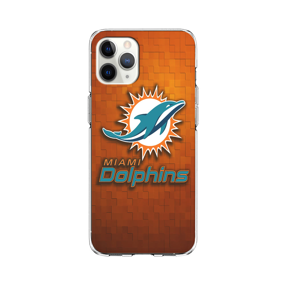 NFL Miami Dolphins 001 iPhone 11 Pro Max Case-Phone Case-Clear Soft Case-Altracase