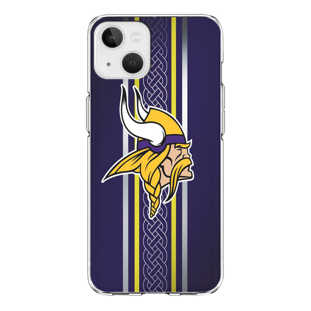 NFL Minnesota Vikings 001 iPhone 13 Mini Case-Phone Case-Clear Soft Case-Altracase