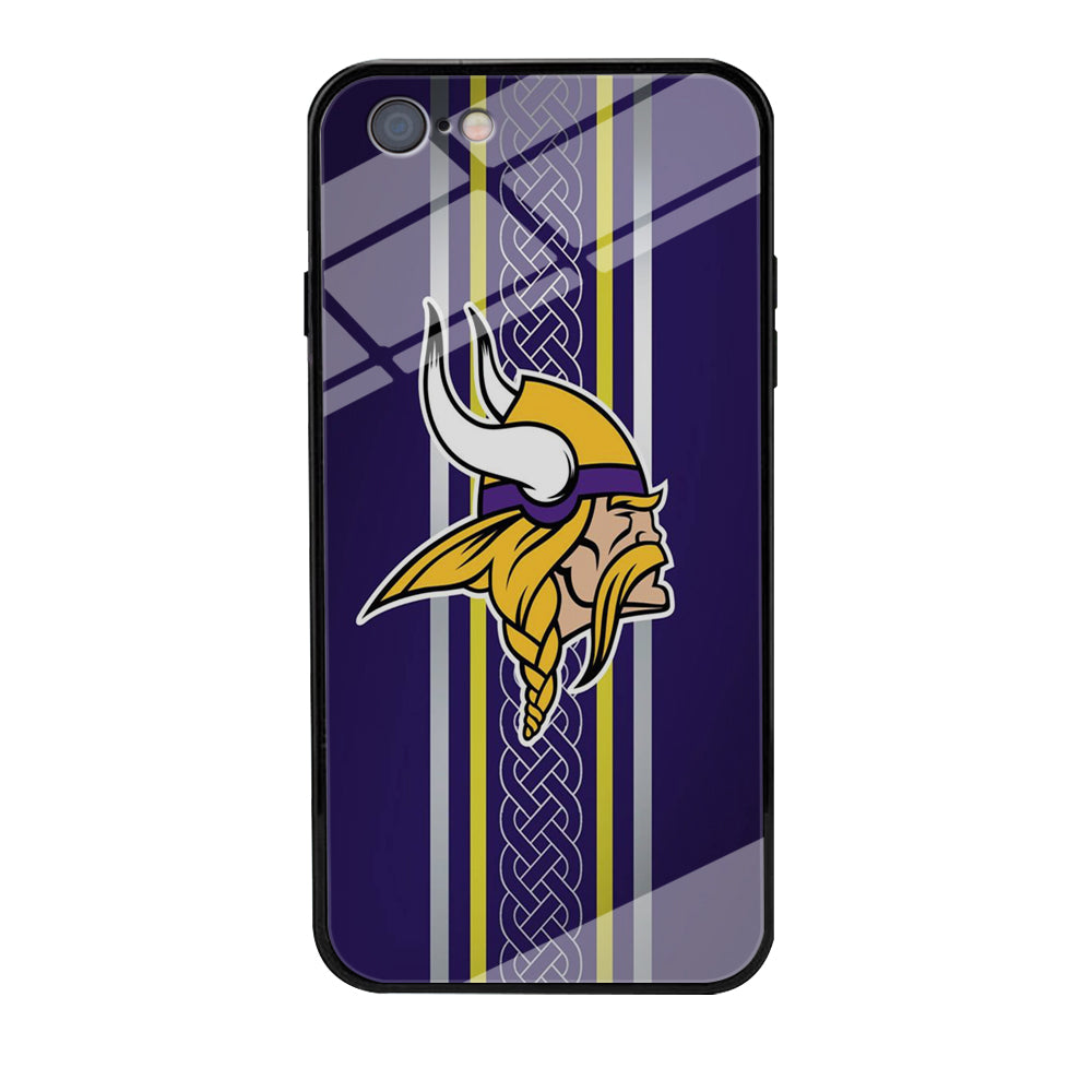NFL Minnesota Vikings 001 iPhone 6 | 6s Case-Phone Case-Tempered Glass Case-Altracase