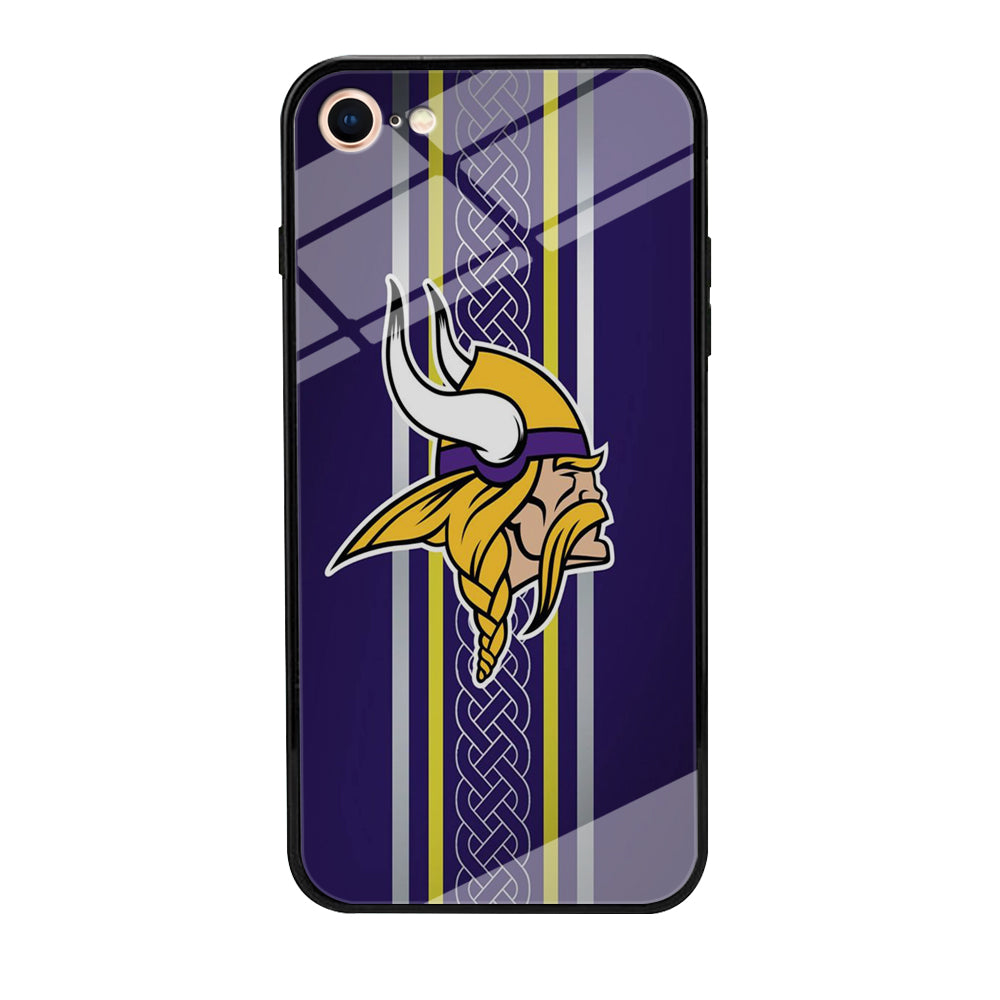 NFL Minnesota Vikings 001 iPhone 7 Case-Phone Case-Tempered Glass Case-Altracase