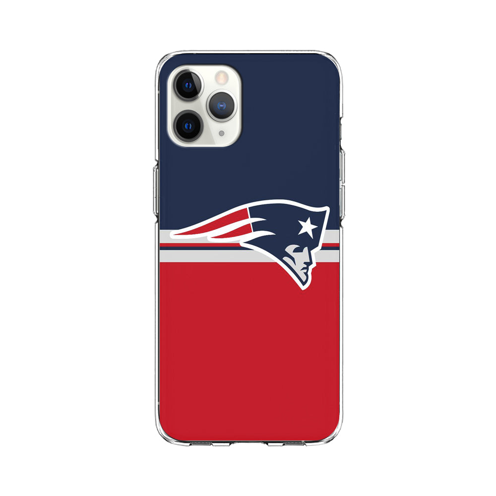 NFL New England Patriots 001 iPhone 11 Pro Max Case-Phone Case-Clear Soft Case-Altracase