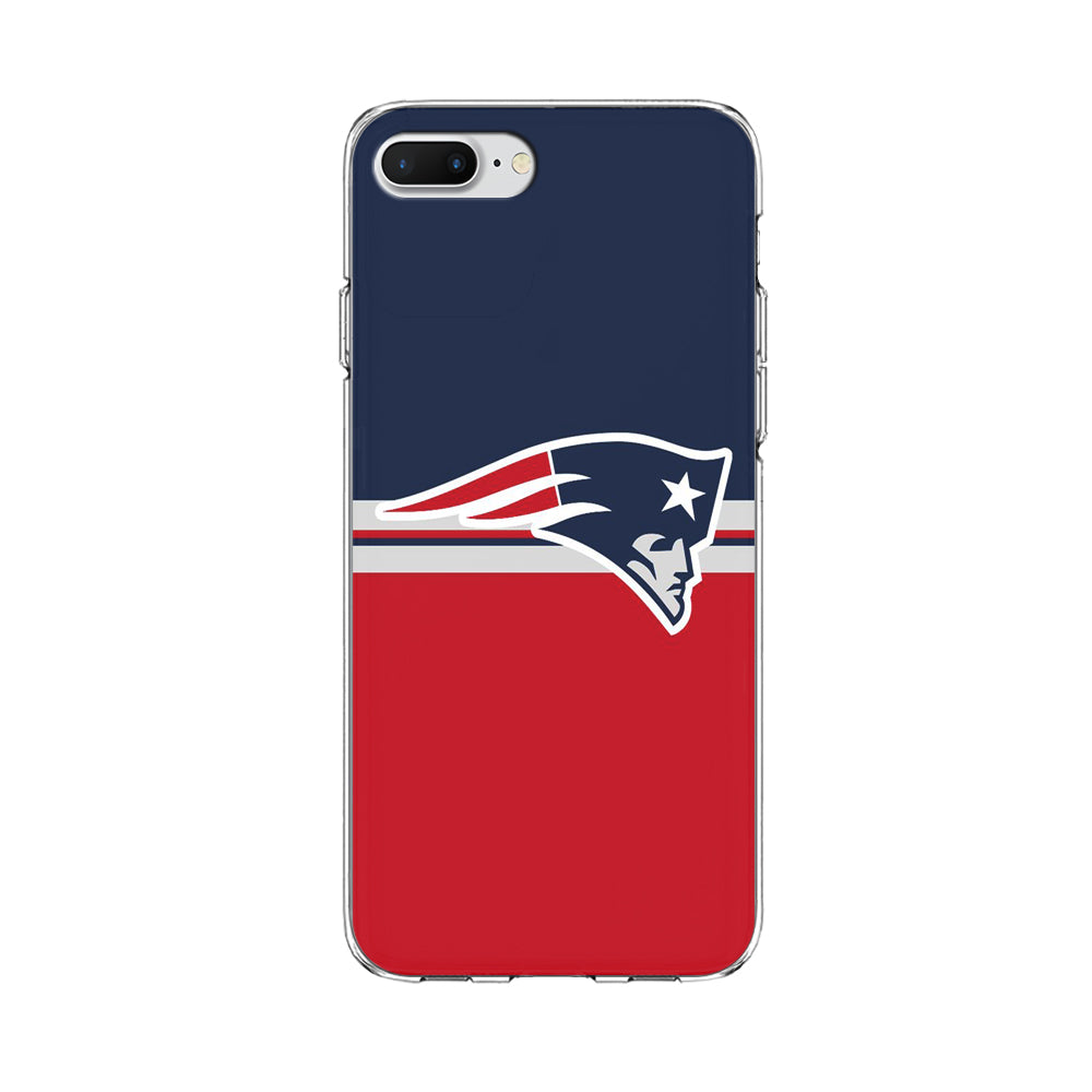 NFL New England Patriots 001 iPhone 8 Plus Case-Phone Case-Clear Soft Case-Altracase