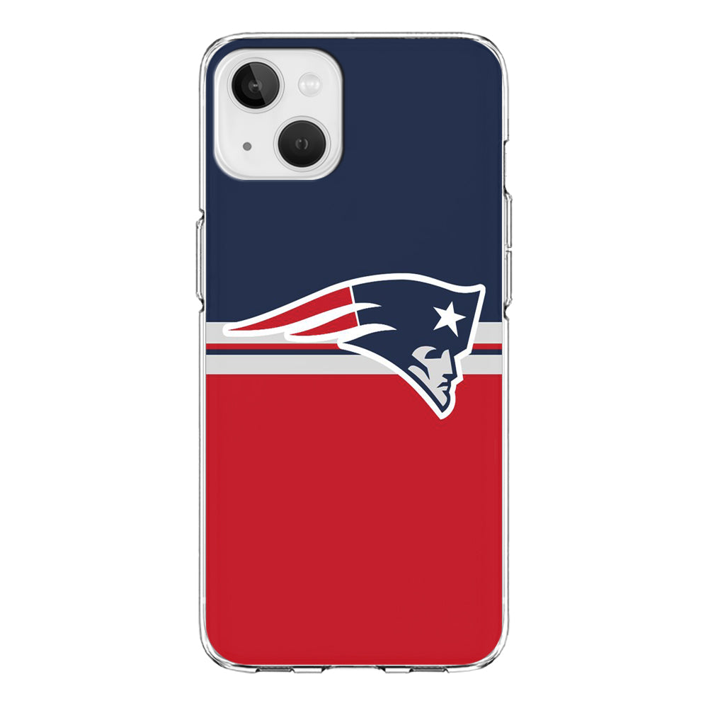 NFL New England Patriots 001 iPhone 13 Mini Case-Phone Case-Clear Soft Case-Altracase