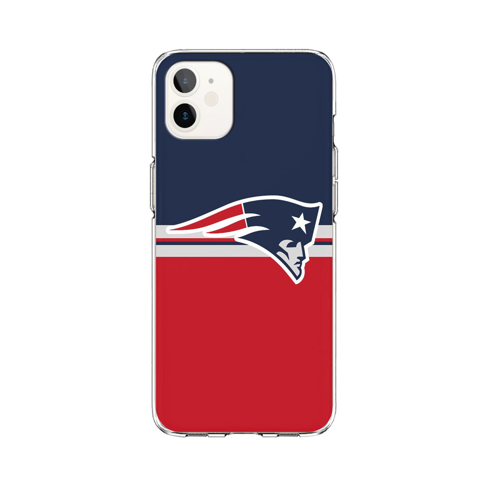 NFL New England Patriots 001 iPhone 12 Case-Phone Case-Clear Soft Case-Altracase