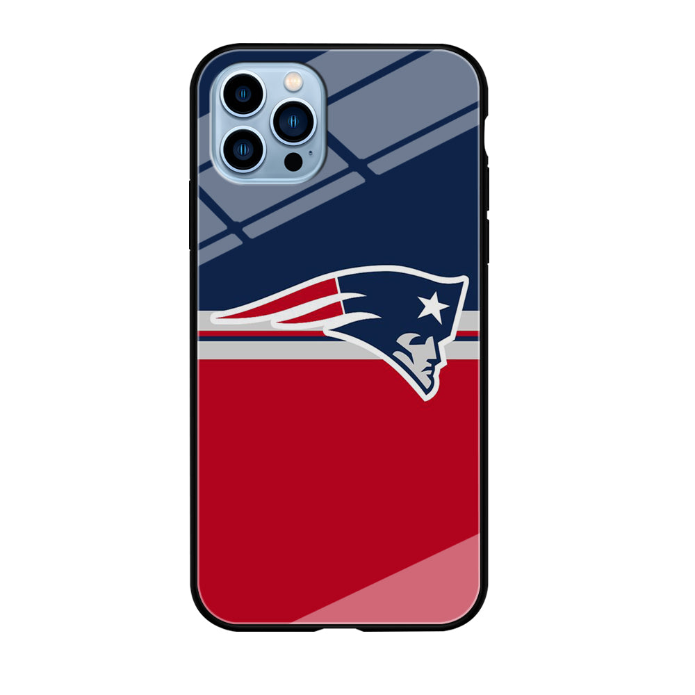 NFL New England Patriots 001 iPhone 12 Pro Max Case-Phone Case-Tempered Glass Case-Altracase