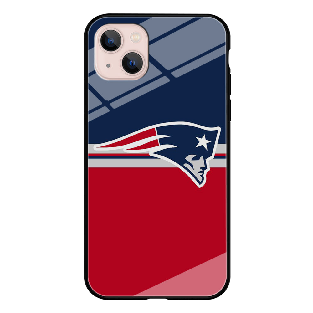 NFL New England Patriots 001 iPhone 13 Mini Case-Phone Case-Tempered Glass Case-Altracase