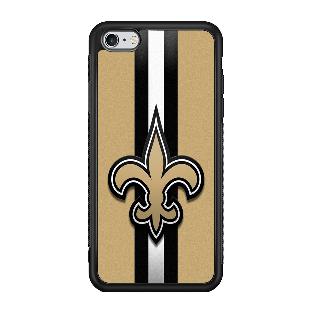 NFL New Orleans Saints 001 iPhone 6 Plus | 6s Plus Case-Phone Case-Rubber Black (2D Case)-Altracase