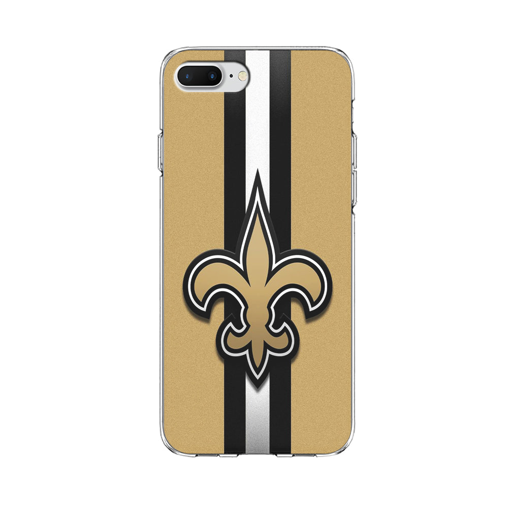 NFL New Orleans Saints 001 iPhone 8 Plus Case-Phone Case-Clear Soft Case-Altracase
