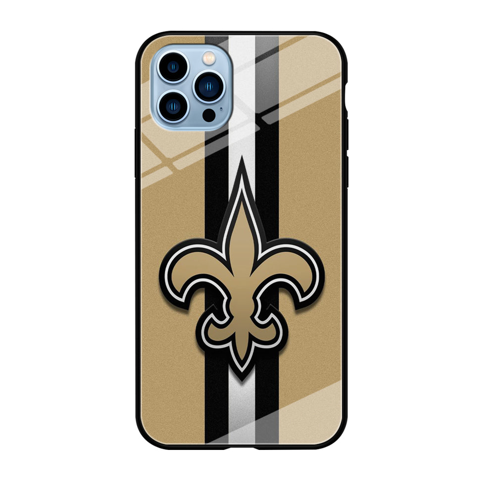NFL New Orleans Saints 001 iPhone 12 Pro Max Case-Phone Case-Tempered Glass Case-Altracase