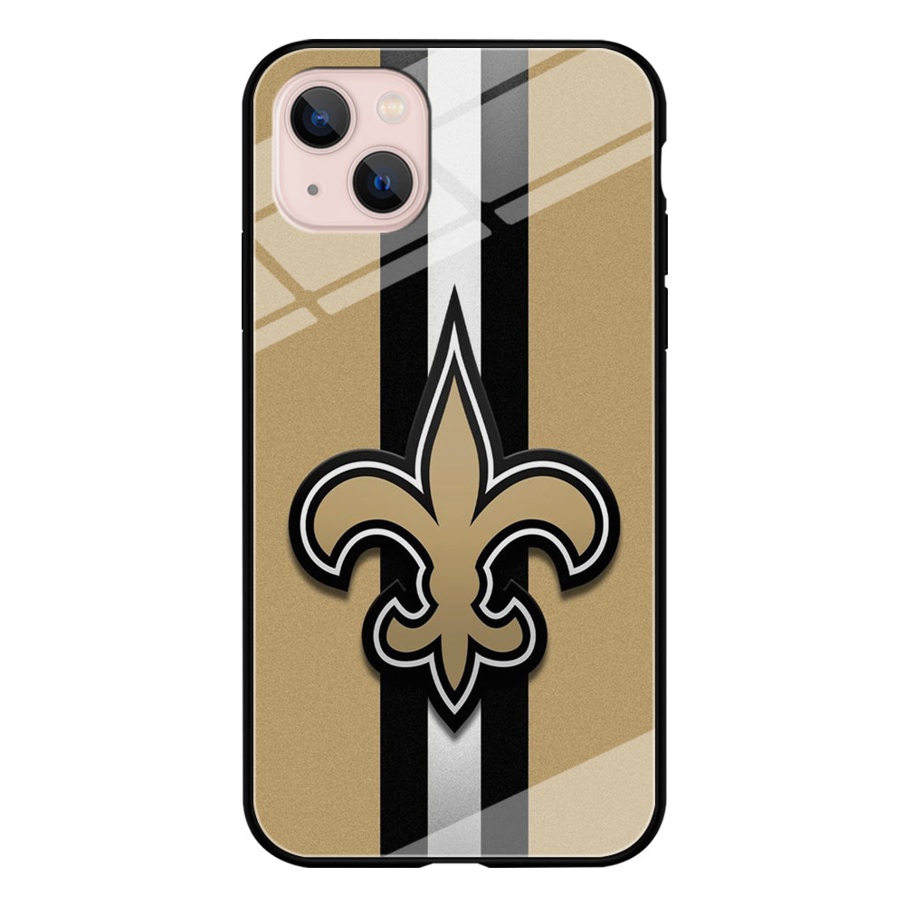 NFL New Orleans Saints 001 iPhone 13 Mini Case-Phone Case-Tempered Glass Case-Altracase
