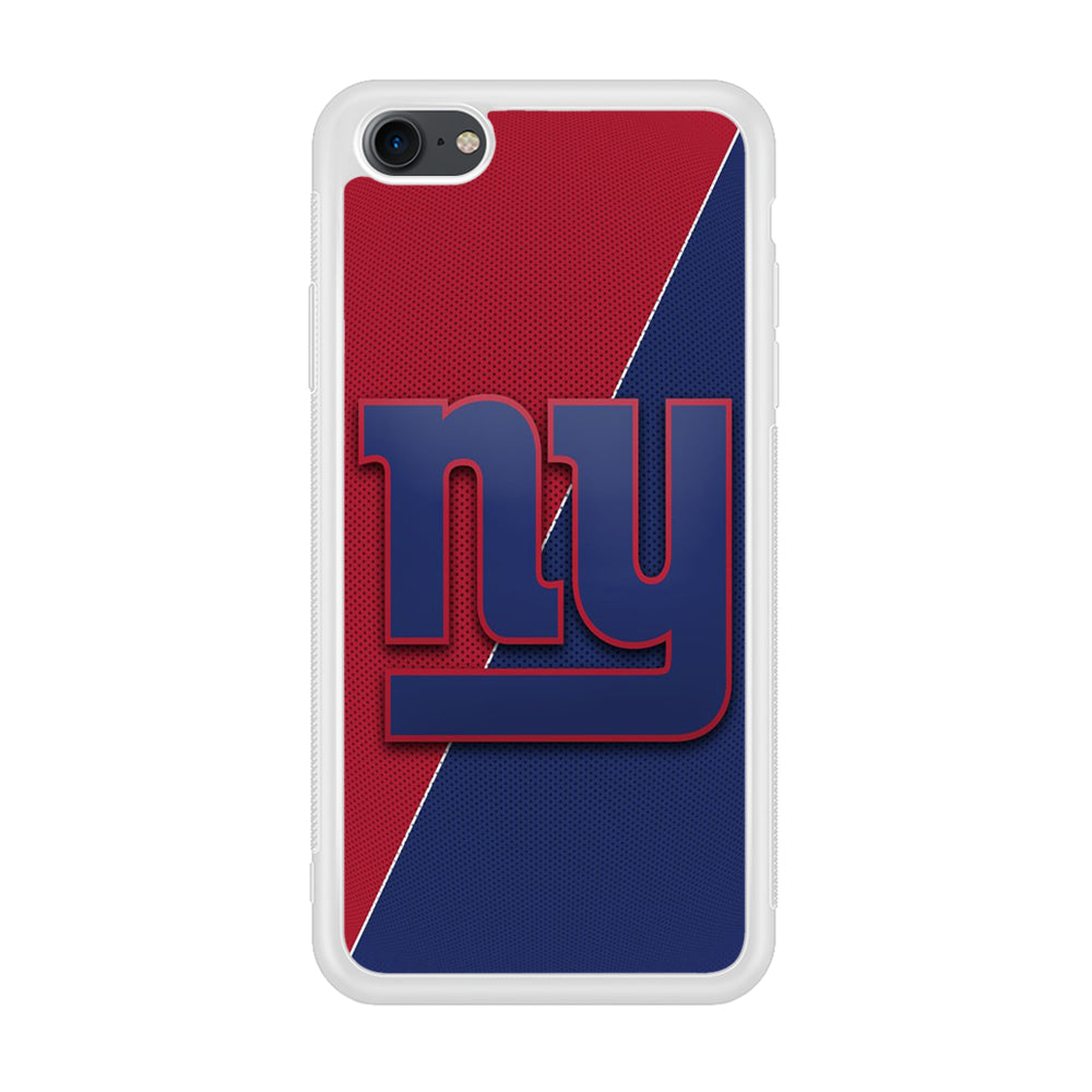 NFL New York Giants 001 iPhone 7 Case-Phone Case-Rubber White (2D Case)-Altracase