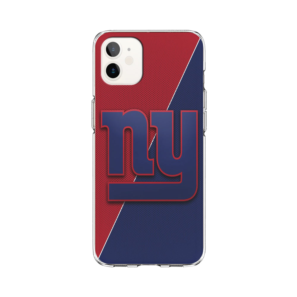 NFL New York Giants 001 iPhone 12 Case-Phone Case-Clear Soft Case-Altracase