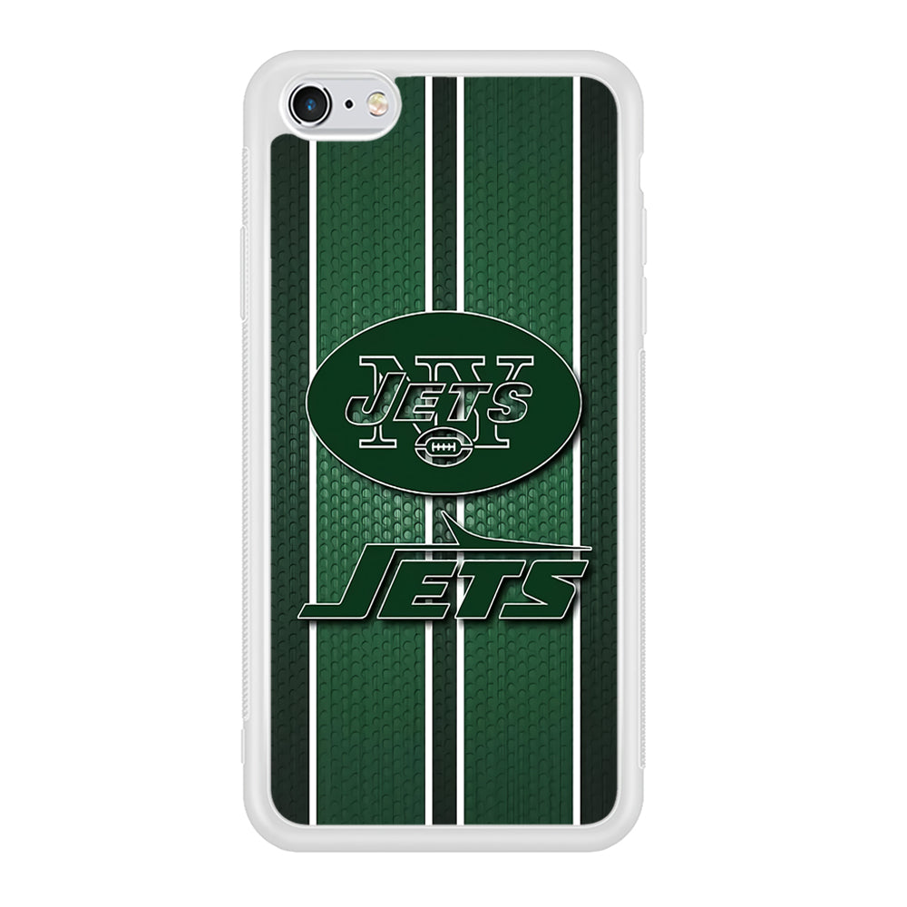 NFL New York Jets 001 iPhone 6 | 6s Case-Phone Case-Rubber White (2D Case)-Altracase