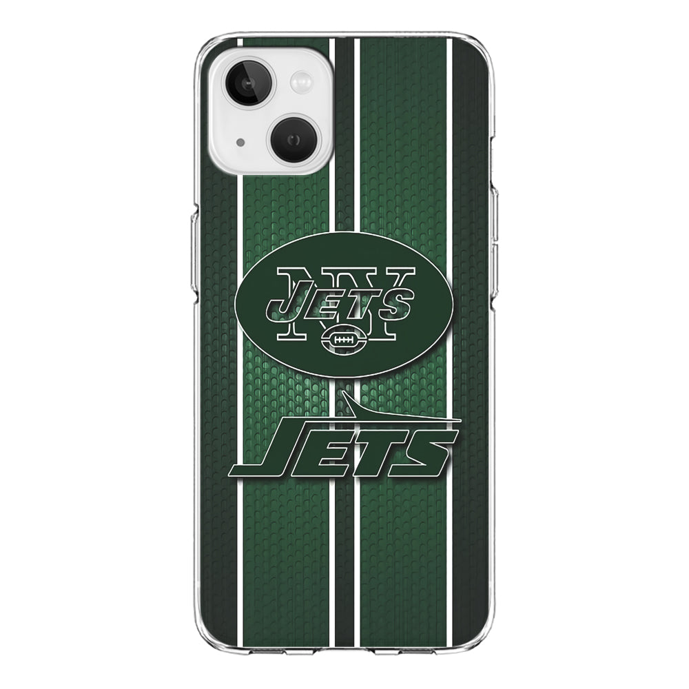 NFL New York Jets 001 iPhone 13 Mini Case-Phone Case-Clear Soft Case-Altracase