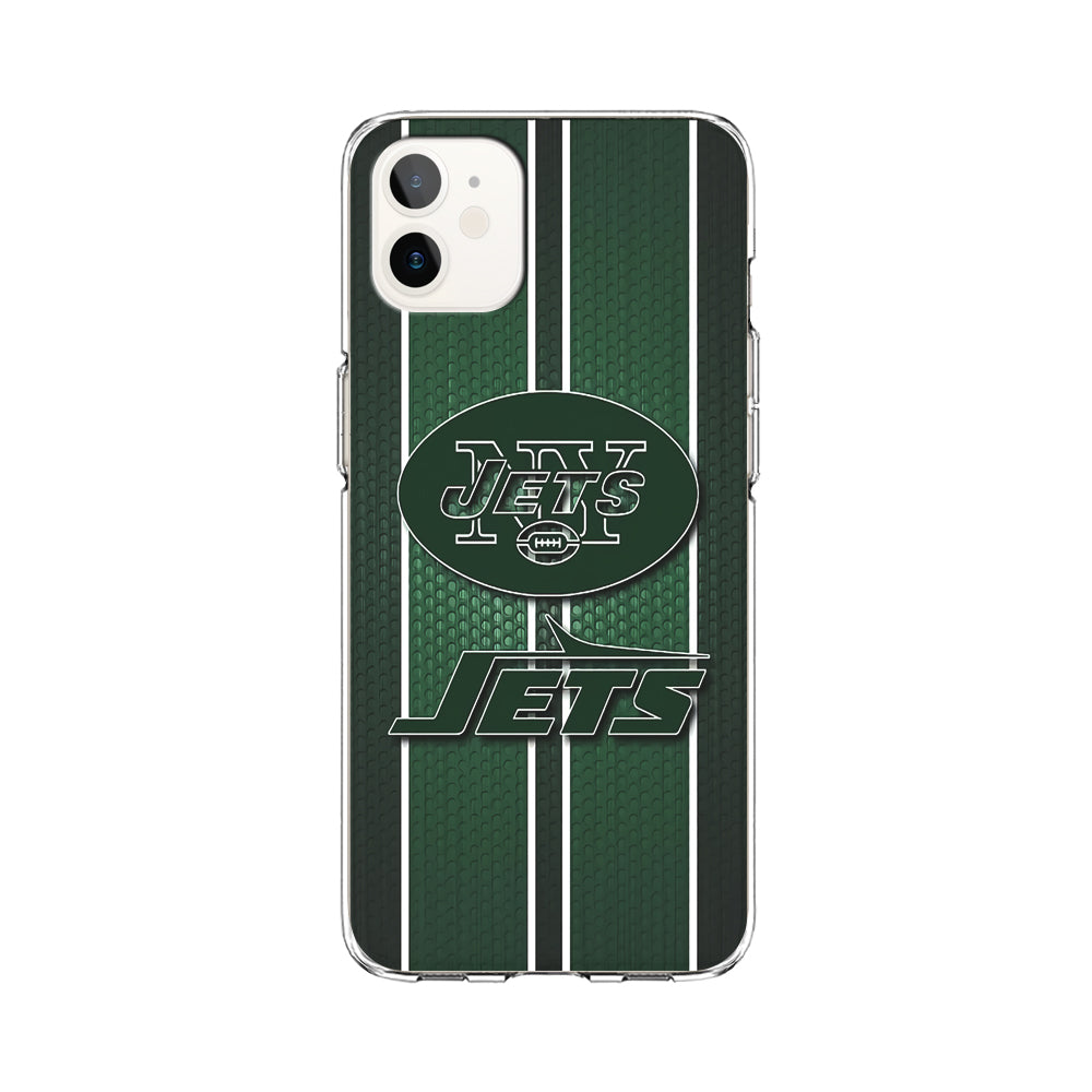 NFL New York Jets 001 iPhone 12 Case-Phone Case-Clear Soft Case-Altracase
