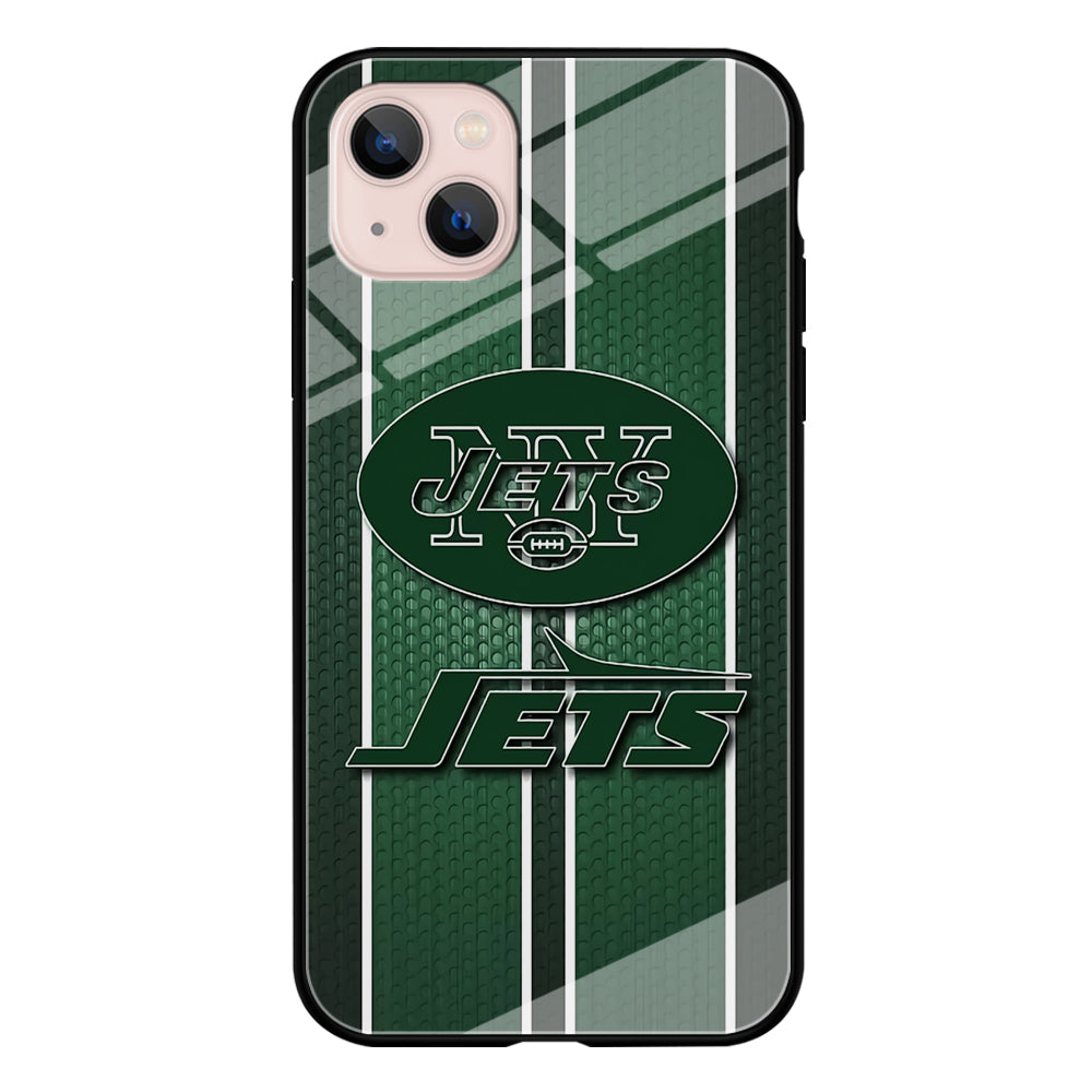 NFL New York Jets 001 iPhone 13 Mini Case-Phone Case-Tempered Glass Case-Altracase