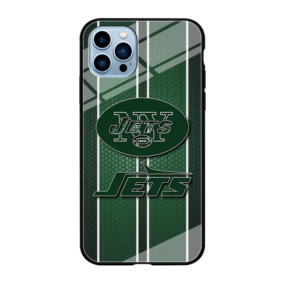 NFL New York Jets 001 iPhone 12 Pro Max Case-Phone Case-Tempered Glass Case-Altracase