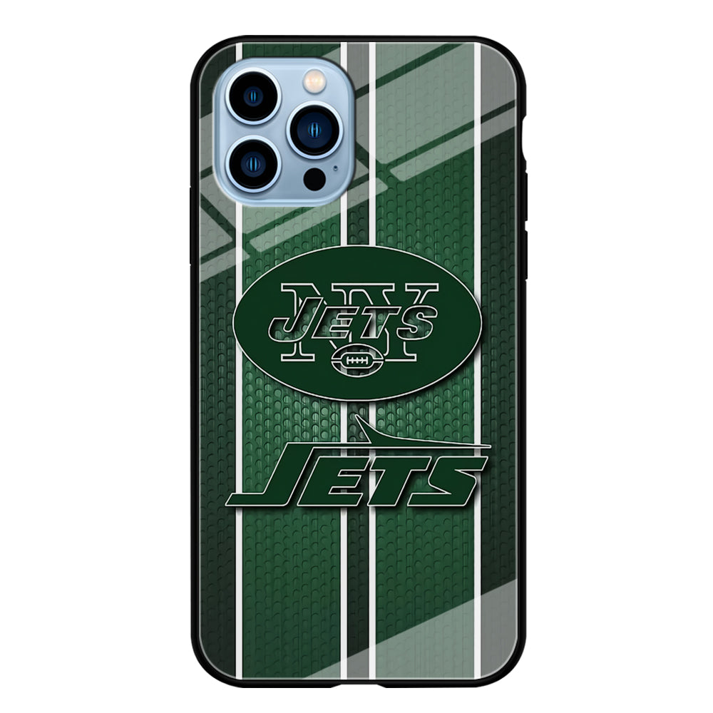 NFL New York Jets 001 iPhone 13 Pro Max Case-Phone Case-Tempered Glass Case-Altracase