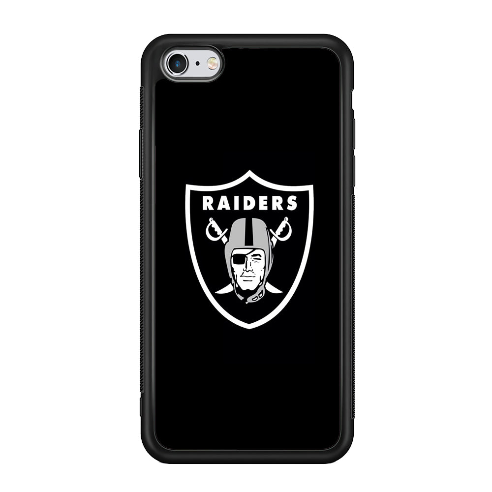 NFL Oakland Raiders 001 iPhone 6 Plus | 6s Plus Case-Phone Case-Rubber Black (2D Case)-Altracase