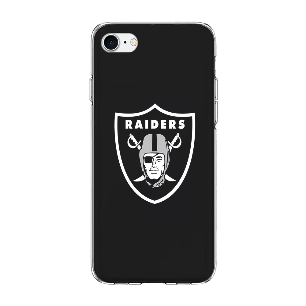 NFL Oakland Raiders 001 iPhone 8 Case-Phone Case-Clear Soft Case-Altracase