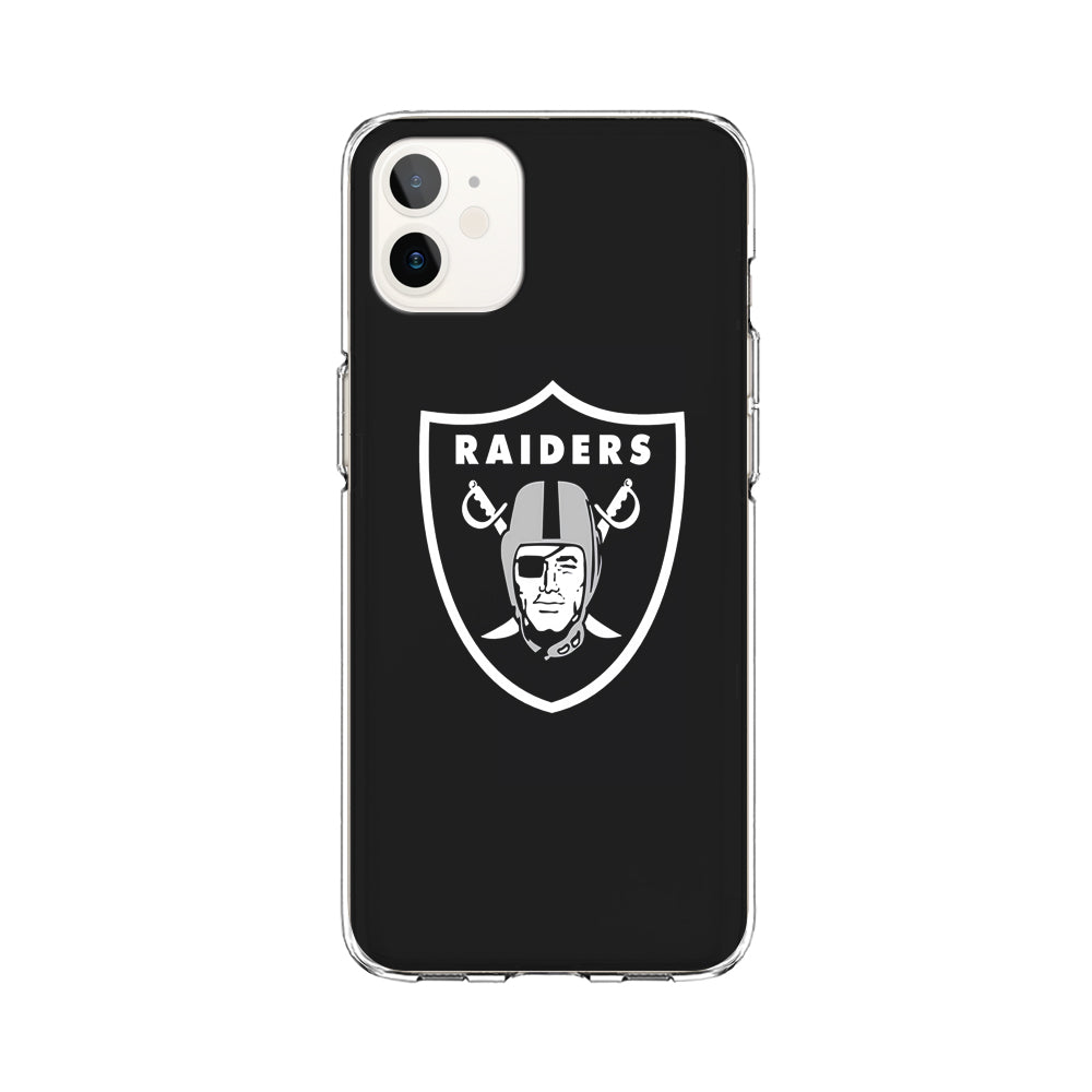 NFL Oakland Raiders 001 iPhone 12 Case-Phone Case-Clear Soft Case-Altracase