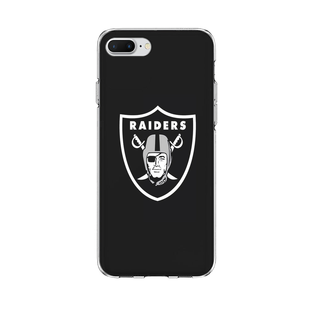 NFL Oakland Raiders 001 iPhone 8 Plus Case-Phone Case-Clear Soft Case-Altracase
