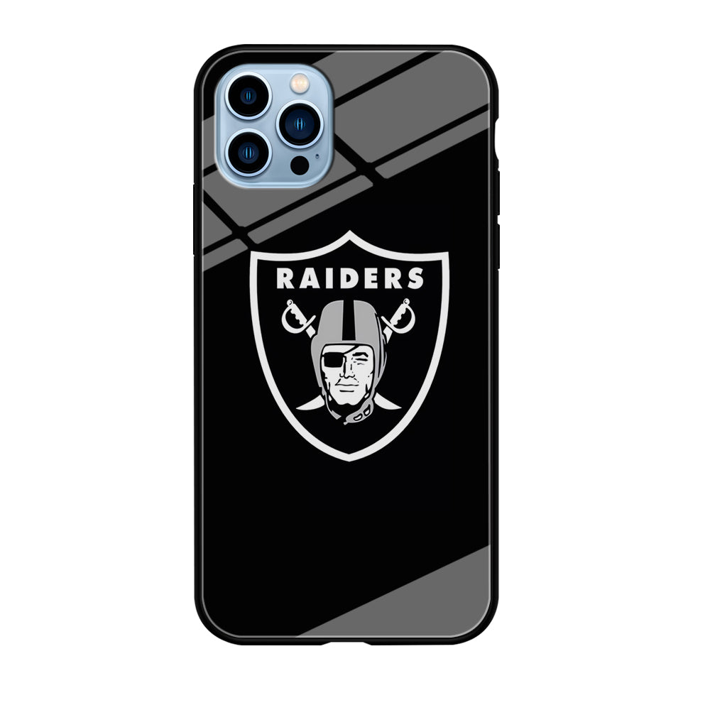 NFL Oakland Raiders 001 iPhone 12 Pro Max Case-Phone Case-Tempered Glass Case-Altracase