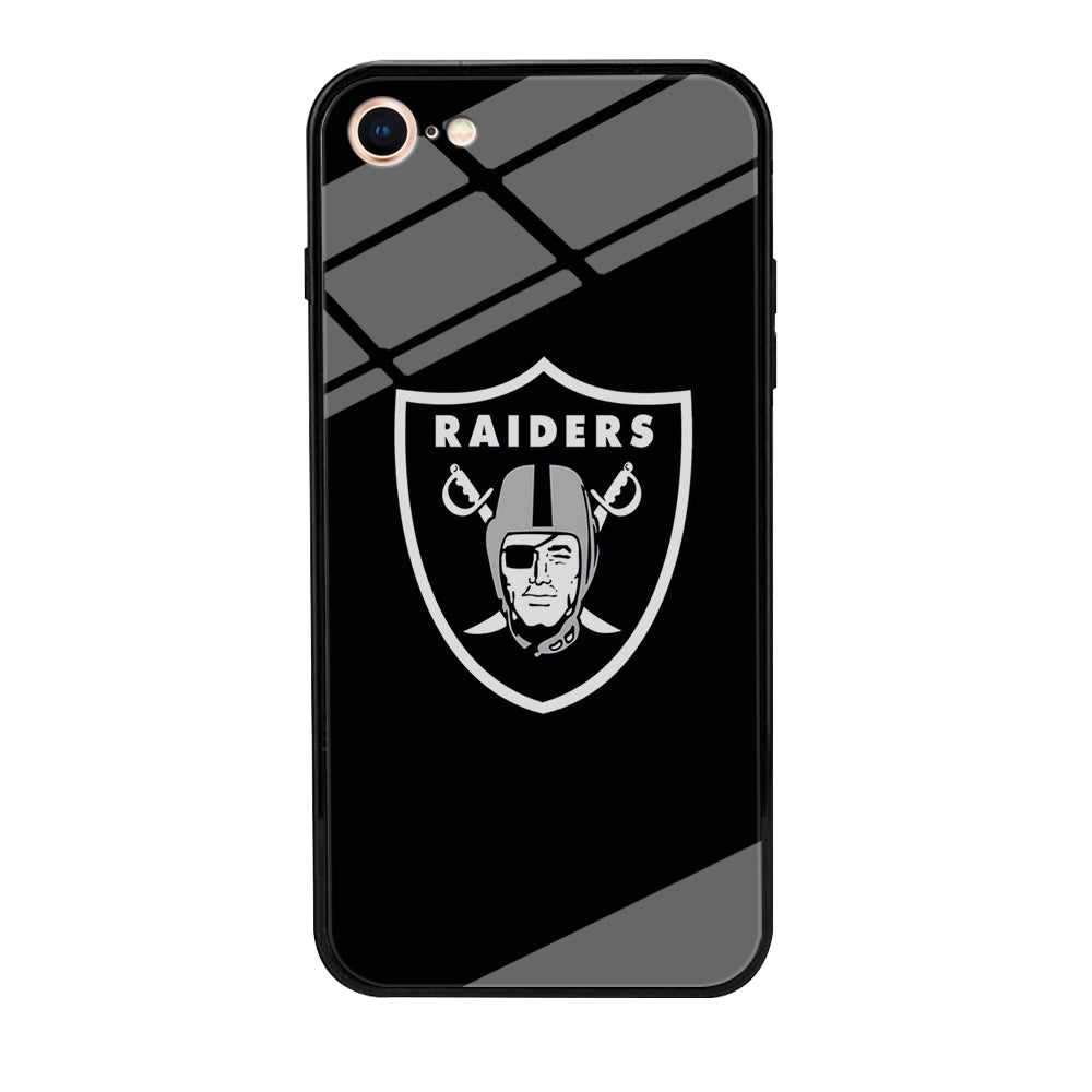 NFL Oakland Raiders 001 iPhone 7 Case-Phone Case-Tempered Glass Case-Altracase
