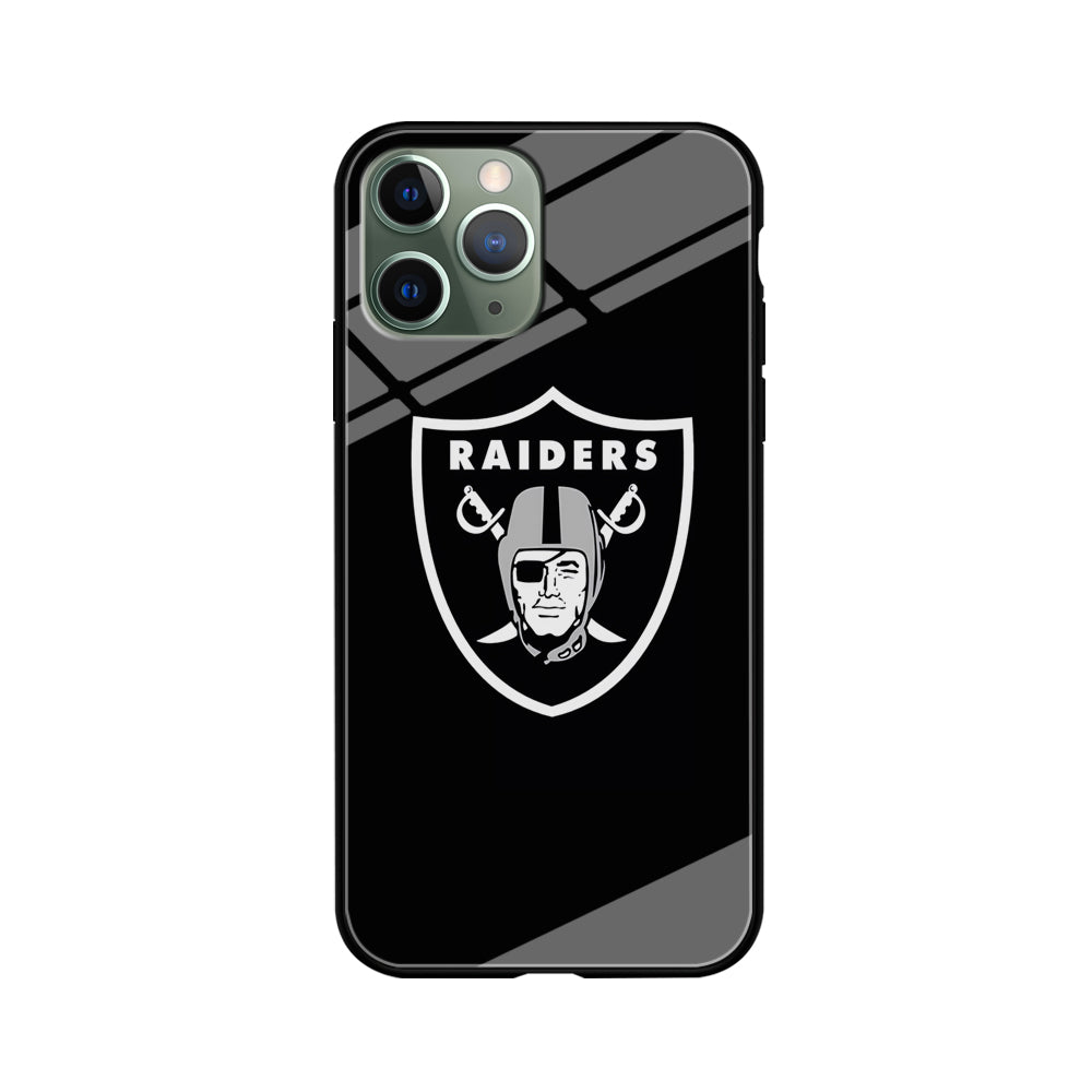 NFL Oakland Raiders 001 iPhone 11 Pro Max Case-Phone Case-Tempered Glass Case-Altracase