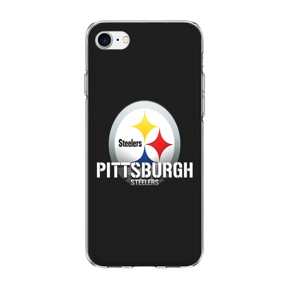 NFL Pittsburgh Steelers 001 iPhone 8 Case-Phone Case-Clear Soft Case-Altracase