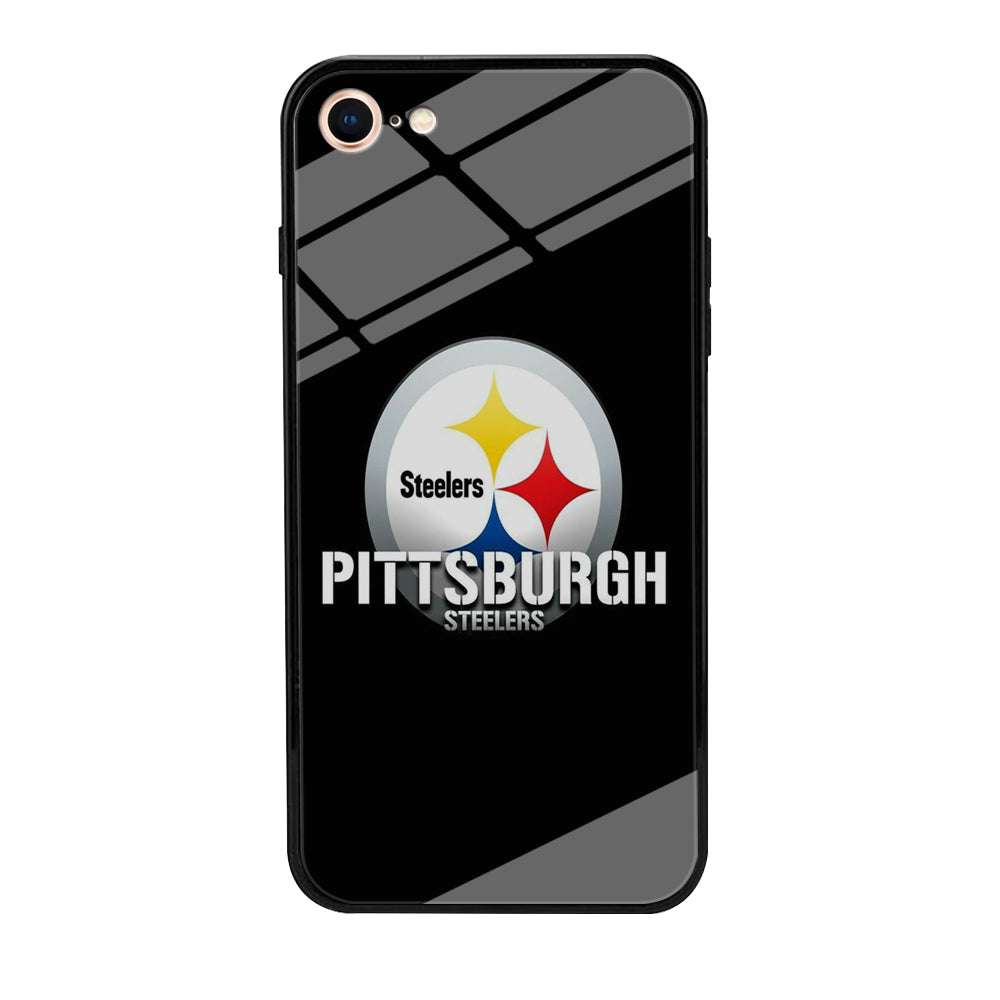 NFL Pittsburgh Steelers 001 iPhone 7 Case-Phone Case-Tempered Glass Case-Altracase